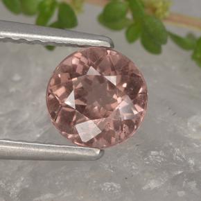 Granato malese naturale rosa da 1,04 ct, taglio rotondo, VS