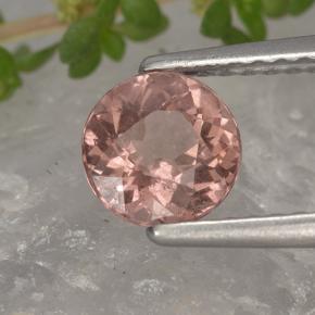 Granato malese naturale rosa da 1,04 ct, taglio rotondo, VS