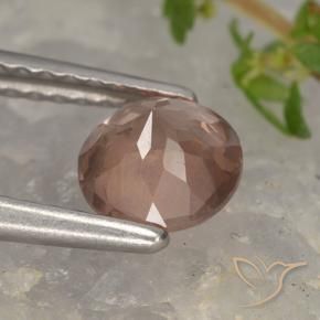Granato malese Rosa medio-scuro naturale da 0.93 ct, Rotondo, VS