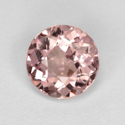 Granato malese naturale rosa da 0,96 ct, taglio rotondo, VS