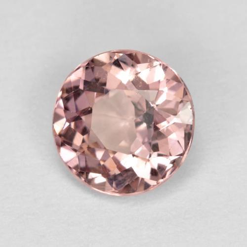 Granato malese naturale rosa da 0,96 ct, taglio rotondo, VS