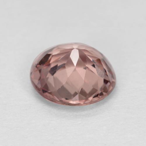 Granato malese naturale rosa da 0,96 ct, taglio rotondo, VS