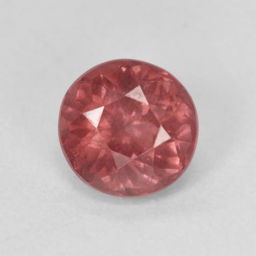 Granato malese Rosa arancione naturale da 1.13 ct, Taglio rotondo, VS