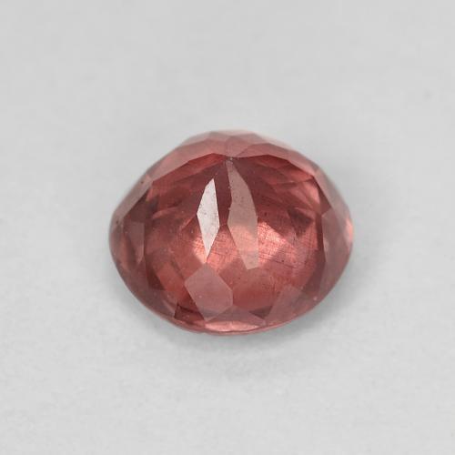 Granato malese Rosa arancione naturale da 1.13 ct, Taglio rotondo, VS