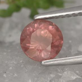 Granato malese naturale rosa da 1,00 ct, taglio rotondo, VS