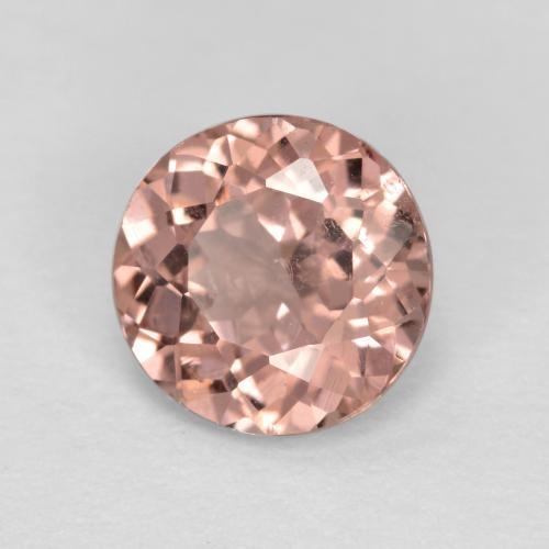Granato malese naturale rosa da 1,28 ct, taglio rotondo, VS