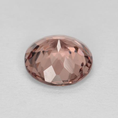 Granato malese naturale rosa da 1,28 ct, taglio rotondo, VS
