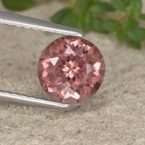 Granato malese naturale rosa da 1,61 ct, taglio rotondo, VS