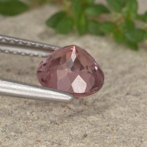 Granato malese naturale rosa da 1,61 ct, taglio rotondo, VS