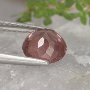 Granato malese Rosato naturale da 1.66 ct, Taglio rotondo, VS