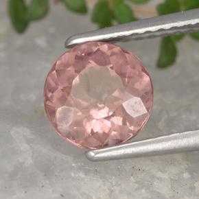 Granato malese naturale rosa da 1,50 ct, taglio rotondo, VS