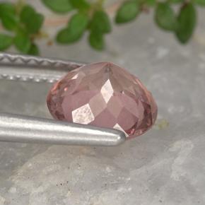 Granato malese naturale rosa da 1,50 ct, taglio rotondo, VS