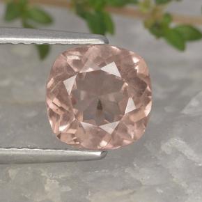 Granato malese naturale rosa da 1,99 ct, taglio a cuscino, VS