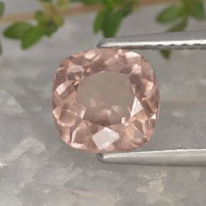 Granato malese naturale rosa da 1,99 ct, taglio a cuscino, VS