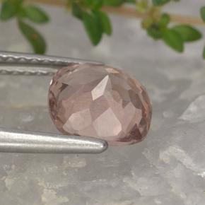 Granato malese naturale rosa da 1,99 ct, taglio a cuscino, VS