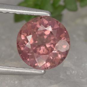 Granato malese naturale rosa da 1,44 ct, taglio rotondo, VS