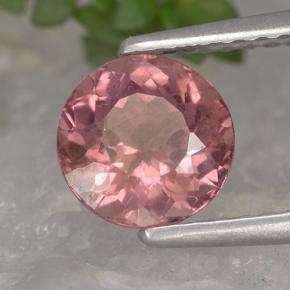 Granato malese naturale rosa da 1,44 ct, taglio rotondo, VS