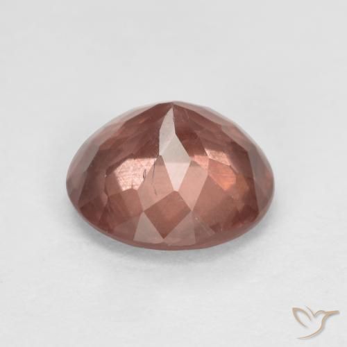 Granato malese Rosa medio naturale da 0.83 ct, Rotondo, VS