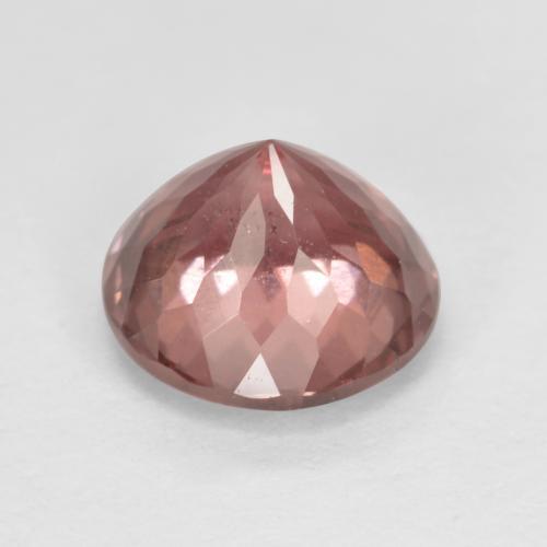 Granato malese Rosa rosa naturale da 1.27 ct, Taglio rotondo, VS