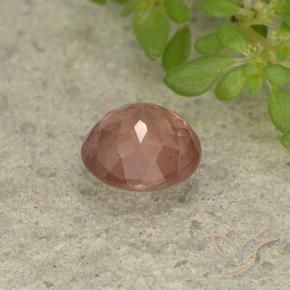 Granato malese naturale rosa da 1,29 ct, taglio rotondo, VS