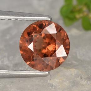 Granato malese naturale rosa da 1,41 ct, taglio rotondo, VVS-VS