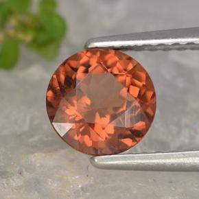 Granato malese naturale rosa da 1,41 ct, taglio rotondo, VVS-VS