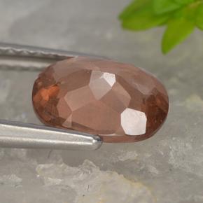 Granato malese naturale rosa da 1,60 ct, taglio a cuscino, VS