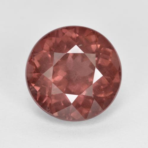 Granato malese naturale rosa da 4,43 ct, taglio rotondo, VS