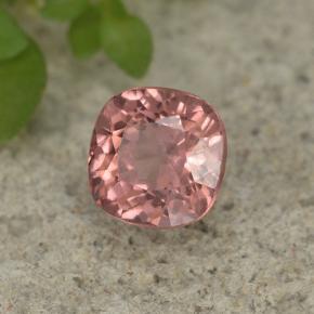 Granato malese Rosa rosa naturale da 0.74 ct, Taglio a cuscino, VS