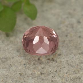 Granato malese Rosa rosa naturale da 0.74 ct, Taglio a cuscino, VS