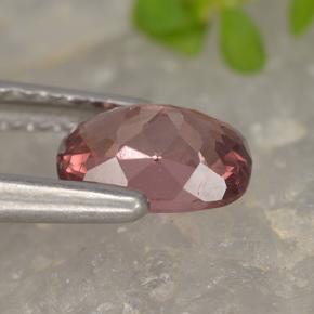 Granato malese Rosa scuro naturale da 0.64 ct, Taglio a cuscino, VS