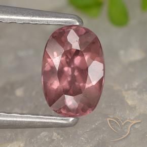 Granato malese Rosa scuro naturale da 0.62 ct, Taglio a cuscino, VS