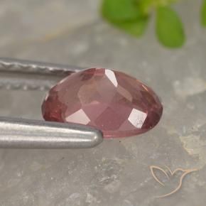 Granato malese Rosa scuro naturale da 0.62 ct, Taglio a cuscino, VS