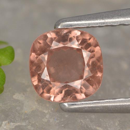 Granato malese pompelmo rosa naturale da 0,65 ct, taglio a cuscino, VS