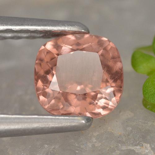 Granato malese pompelmo rosa naturale da 0,65 ct, taglio a cuscino, VS