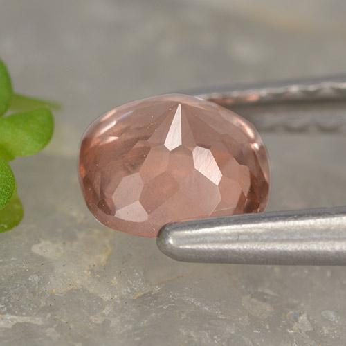 Granato malese pompelmo rosa naturale da 0,65 ct, taglio a cuscino, VS