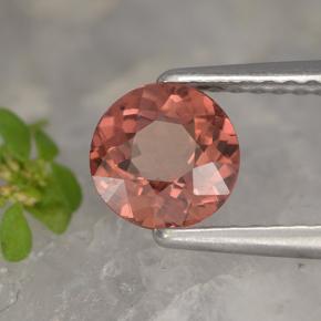 Granato malese naturale rosa da 1,09 ct, taglio rotondo, VVS-VS