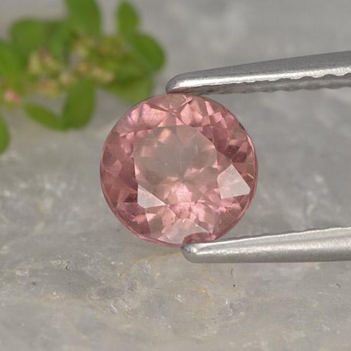 Granato malese Rosa scuro naturale da 1.06 ct, Taglio rotondo, VS