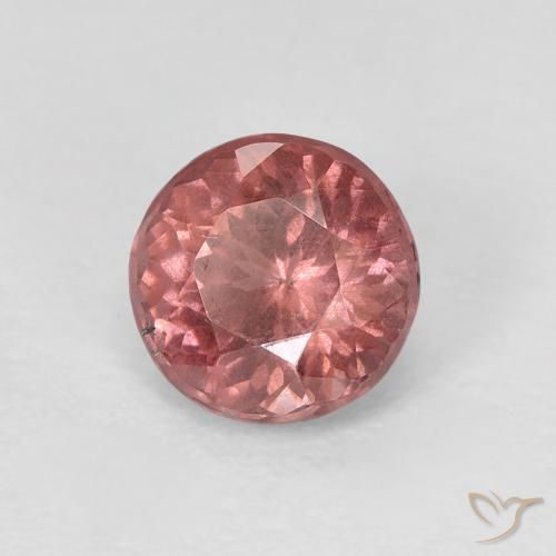 Granato malese Rosa medio naturale da 0.80 ct, Rotondo, VS