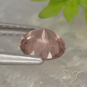 Granato malese Rosa medio naturale da 0.84 ct, Rotondo, VS