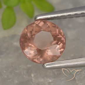 Granato malese Rosa medio naturale da 0.98 ct, Rotondo, VS