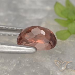 Granato malese Rosso rosa scuro naturale da 0.79 ct, Cuscino, VVS-VS
