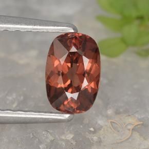 Granato malese Rosso Cremisi Profondo naturale da 0.72 ct, Cuscino, VVS-VS