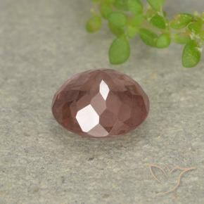 Granato malese rosa lampone naturale da 1.54 ct, Rotondo, VS