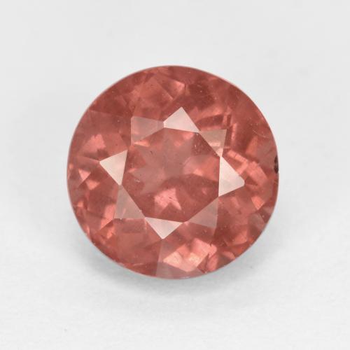 Granato malese naturale rosa da 1,70 ct, taglio rotondo, VS