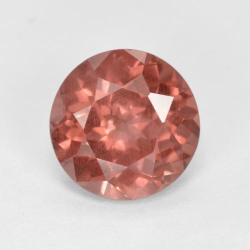 Granato malese rosa lampone naturale da 1.51 ct, Taglio rotondo, VS