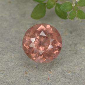 Granato malese naturale rosa da 0,58 ct, taglio rotondo, VS