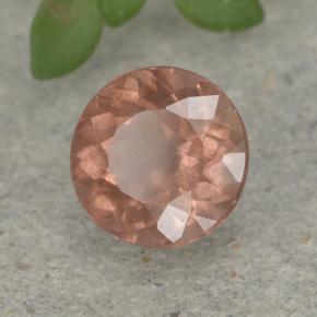 Granato malese naturale rosa da 0,94 ct, taglio rotondo, VS