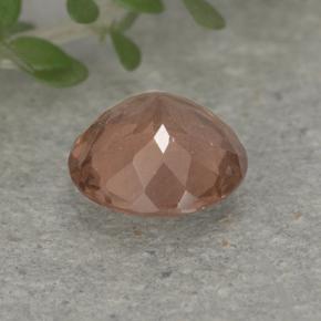 Granato malese naturale rosa da 0,94 ct, taglio rotondo, VS