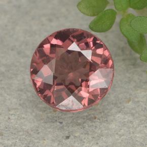 Granato malese naturale rosa da 0,99 ct, taglio rotondo, VS